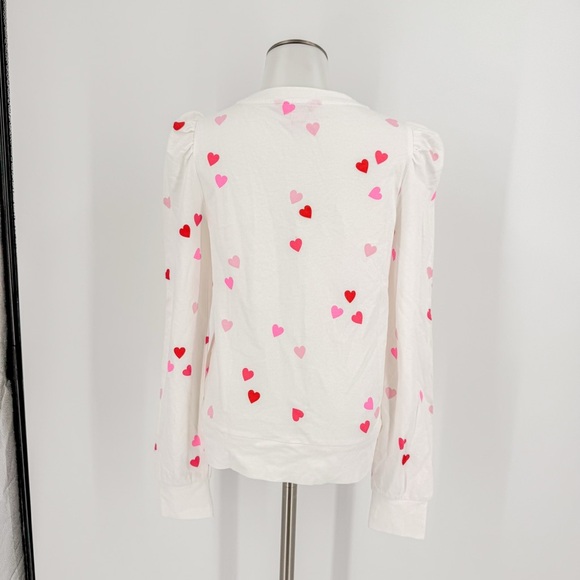 Lilly Pulitzer White Sweater with Heart Patterns - Picture 6 of 7